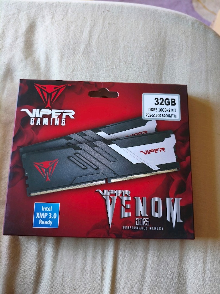 32GB PATRIOT DDR5 PVV532G640C32K 6400MHz 2x16 PİYASADA 18.5 - 3