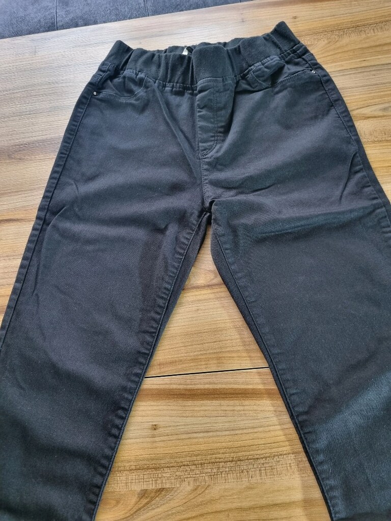 Siyah Beli Lastikli Kadın Kot Pantolon - 3