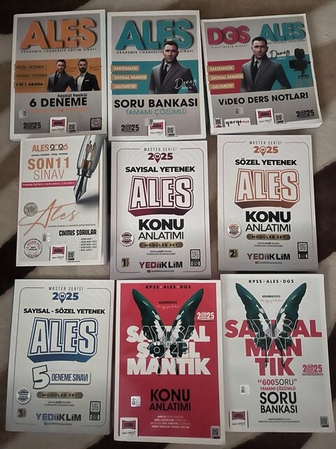 ALES DGS HAZIRLIK SETİ 9 KİTAP