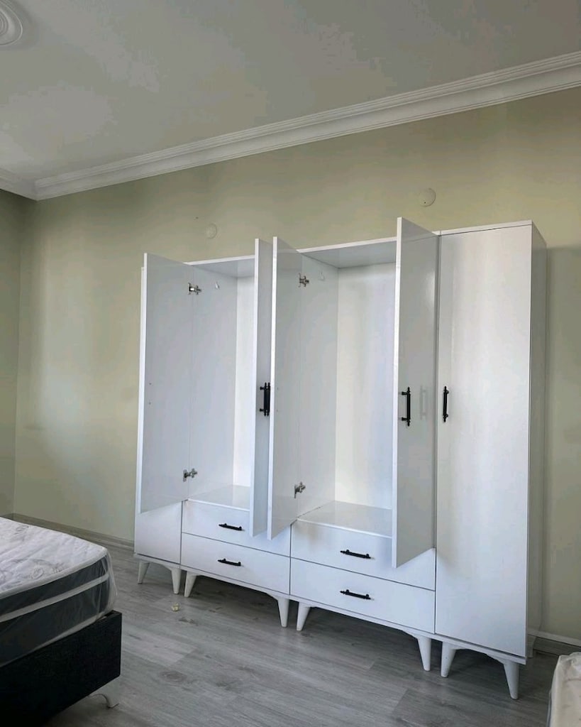 **6 KAPAKLI DOLAP** ÜCRETSİZ KURULUM KAPIDA ÖDEME GARDROP ELBİSE DOLAB - 2
