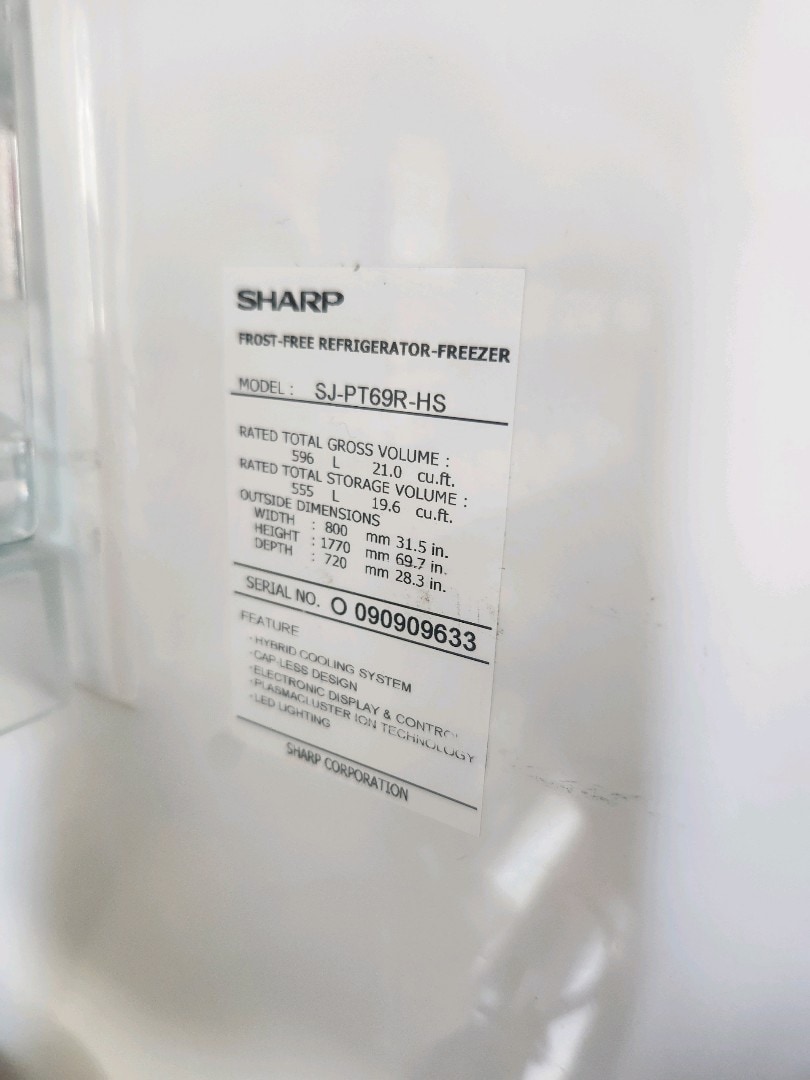 sharp inox nofrost buzdolabı - 3
