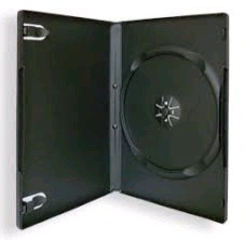 10 adet 14 milimetre siyah tekli DVD kutusu - 2