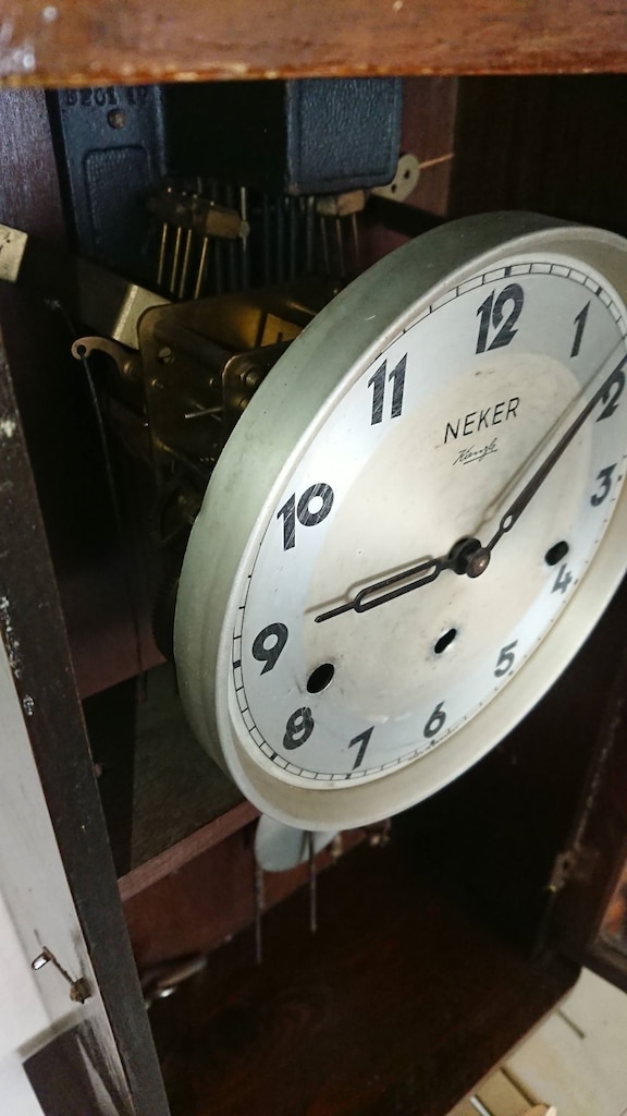 Neker Kienzle Alman Yapımı Mekanik Kurmalı Duvar Saati - 9