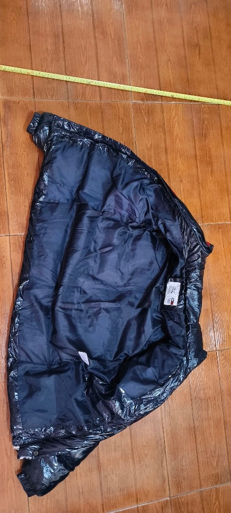 Tommy Jeans parlak koyu lacivert şişme mont. - 13