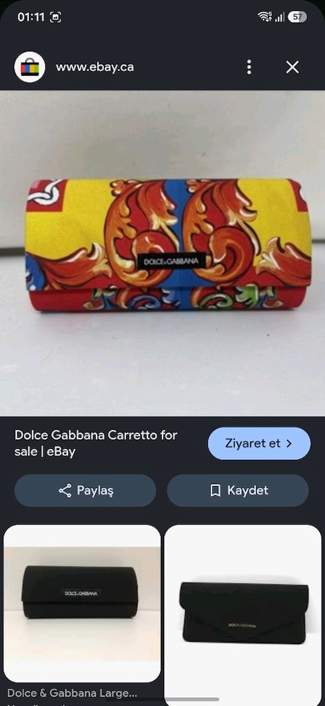 Dolce Gabbana Orijinal gözlük kutusu - 13