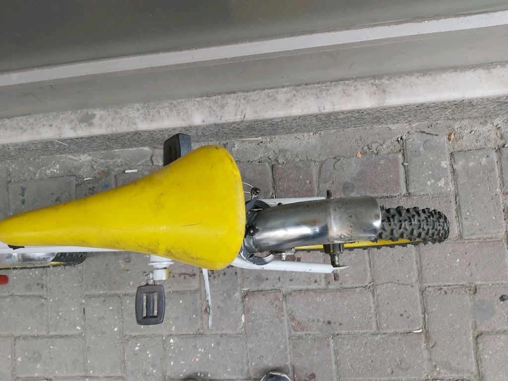 Beyaz bmx 16 jant çocuk bisikleti 5 7 yaş için - 6
