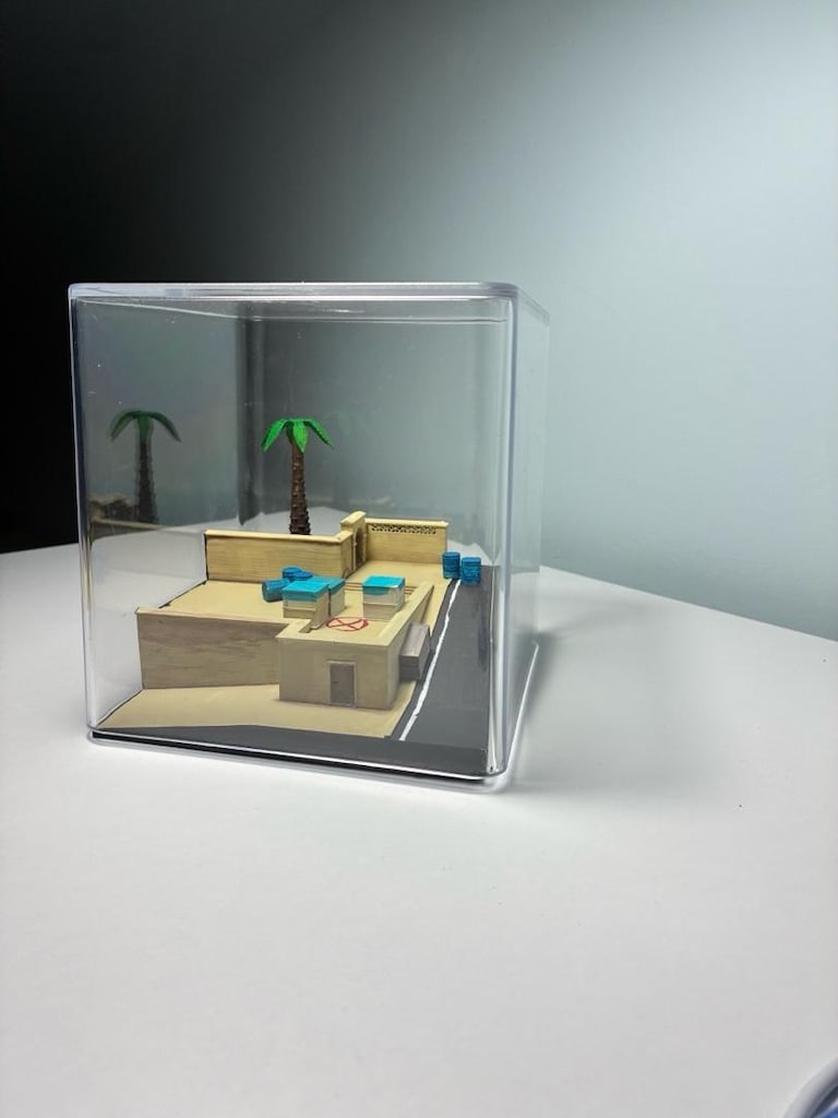 Dust2 a side cs2 diorama - 8