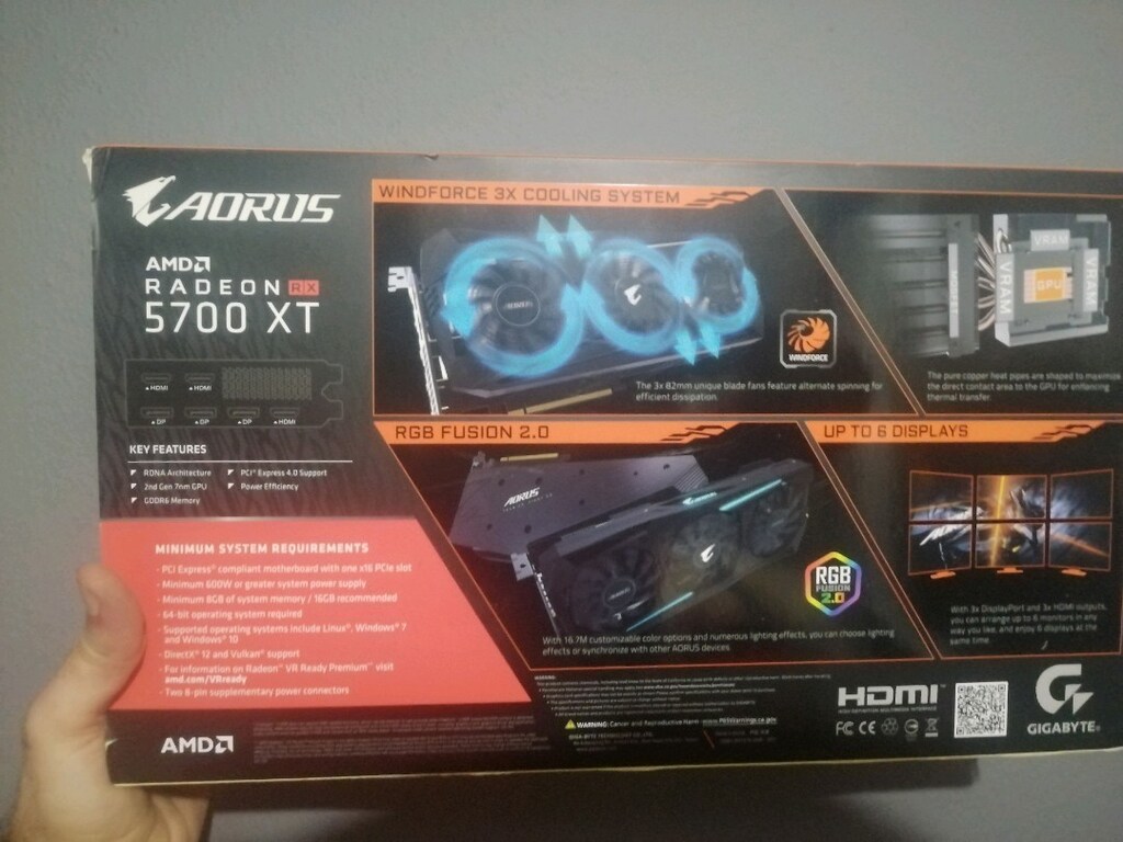 Gigabyte Aorus 5700XT 8GB ekran kartı - 2