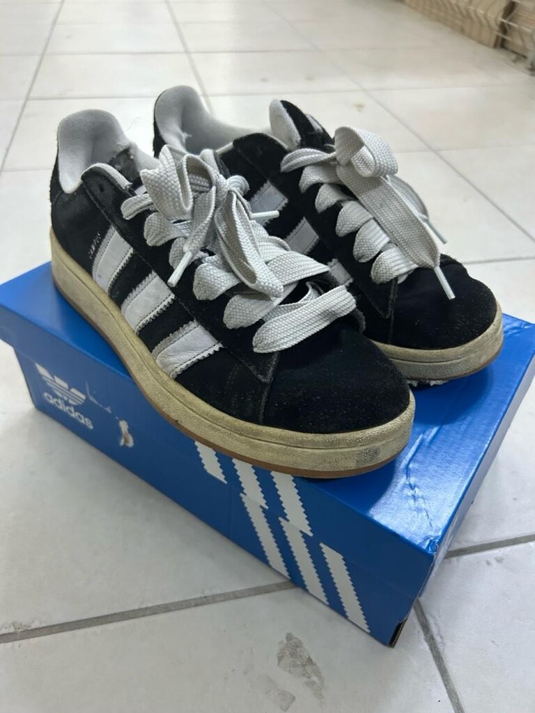 Adidas Siyah Beyaz Campus 00S 41.5 Numara Spor Ayakkabı