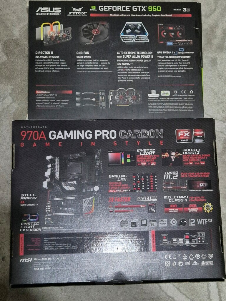 AMD FX (tm) -6100 six - 3.30 GHz NVIDIA GeForce GTX 950 2 gb - 11