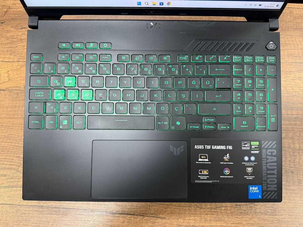 Asus TUF Gaming F16 Core 5 210H 8GB RAM 512GB SSD RTX3050 16" Notebook - 2