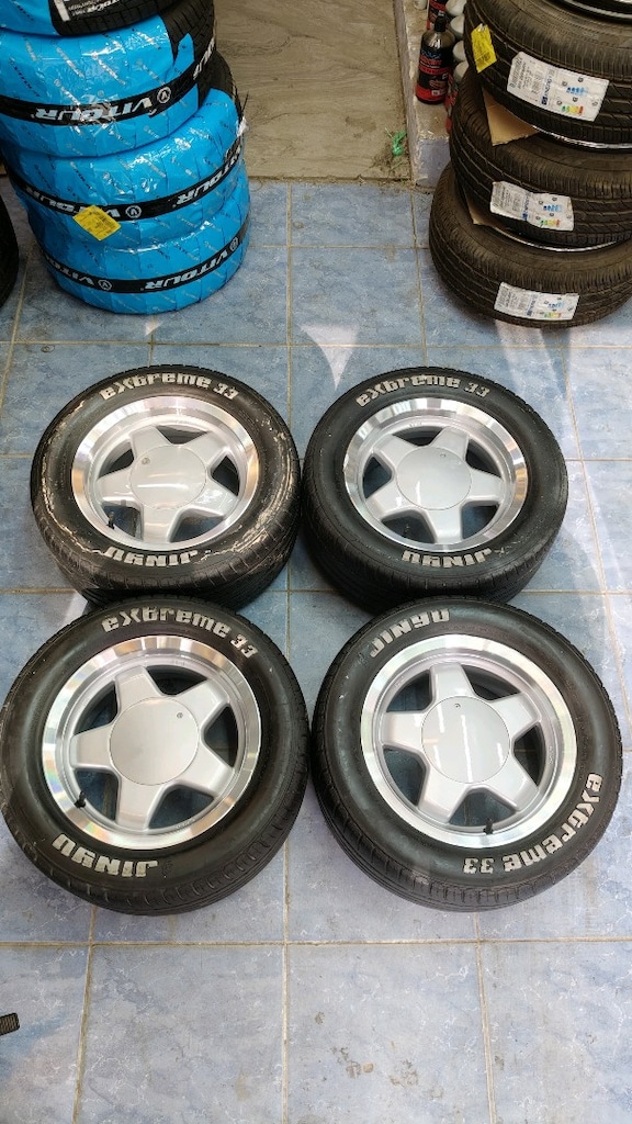 cms 40 jant lastik 13 inç 4*100 jınyu extreme33 lastik takas var - 3
