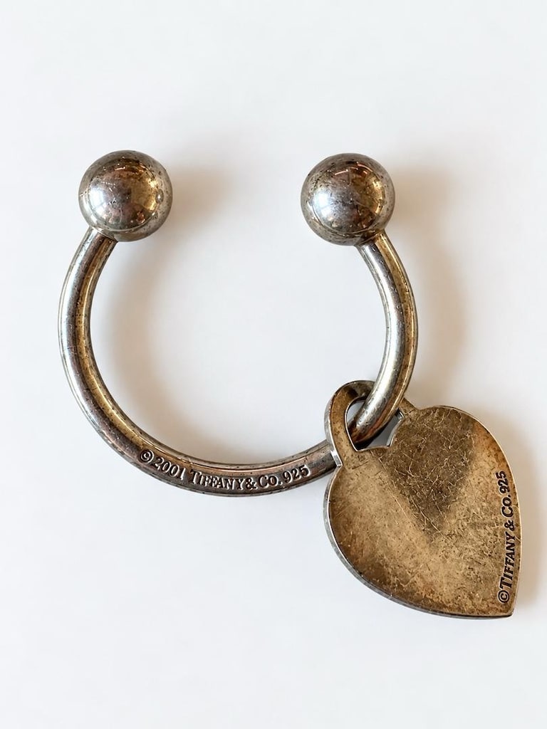 ORİJİNAL TIFFANY & CO. 925 AYAR GÜMÜŞ ANAHTARLIK - 12