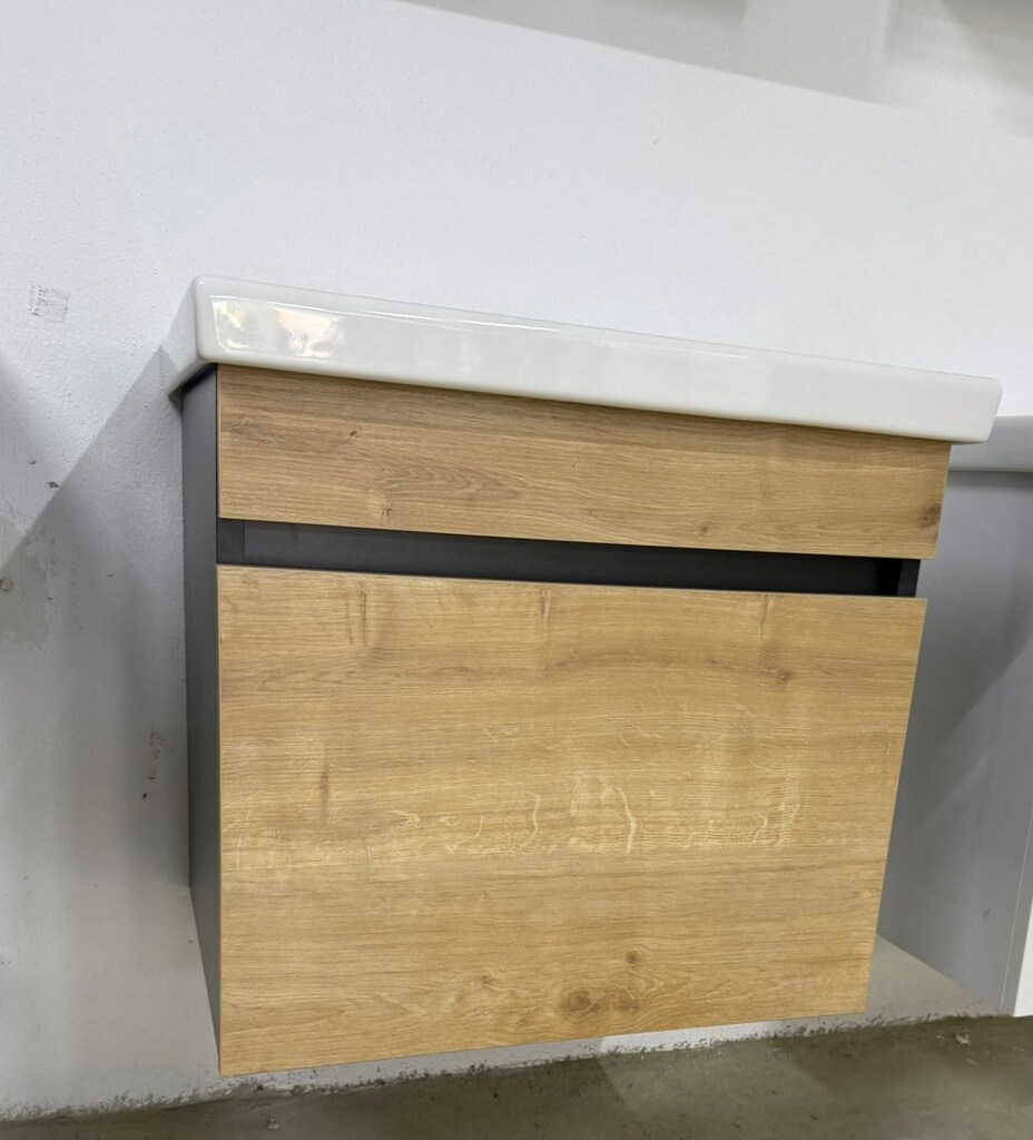 ASKA KUTA 60 CM ÇEKMECELİ BANYO DOLABI TAKIMI - 5