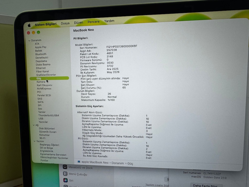 GARANTİLİ APPLE MACBOOK NEO LAPTOP SIFIR GİBİ - 9