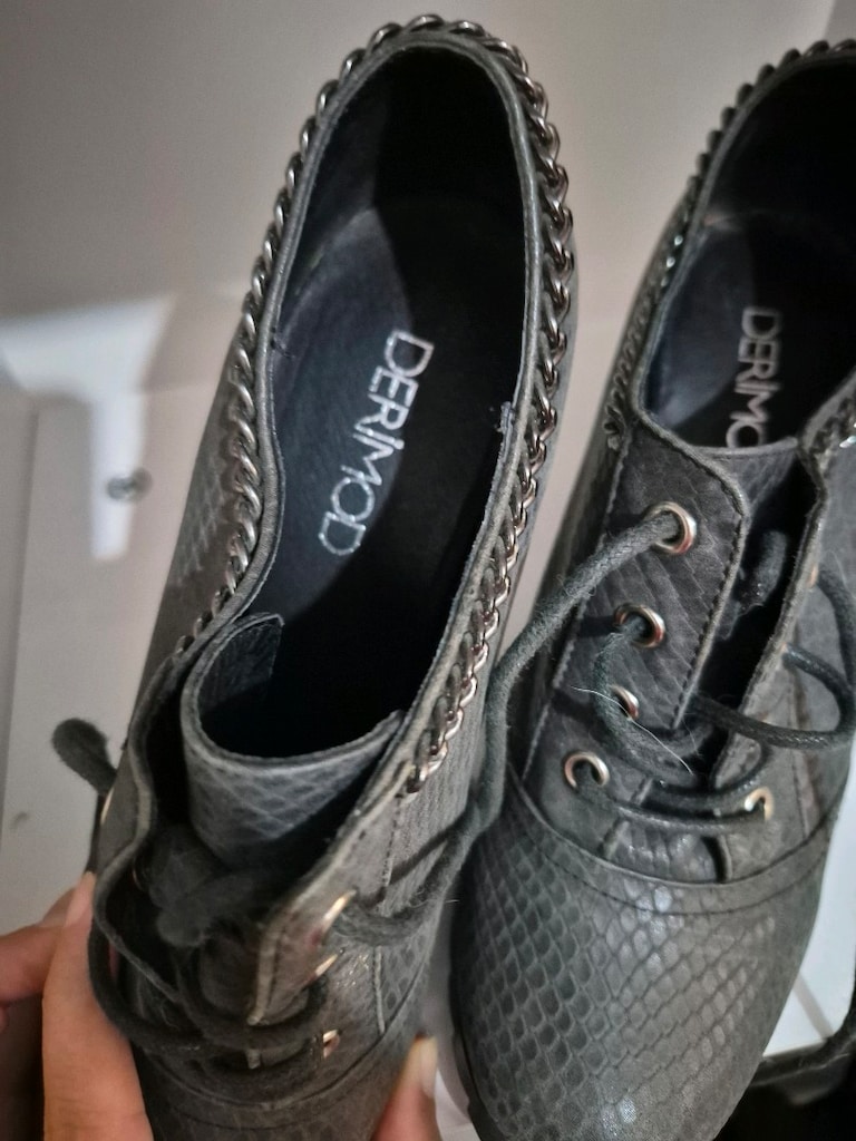 Derimod Ayakkabı Deri Zincirli Bootie(Buti) Topuklu - 3
