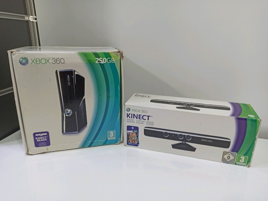 Xbox 360 Slim 250 GB Tek Kol Kinect Kamera Full Orjinal Kutulu Koleksi - 3