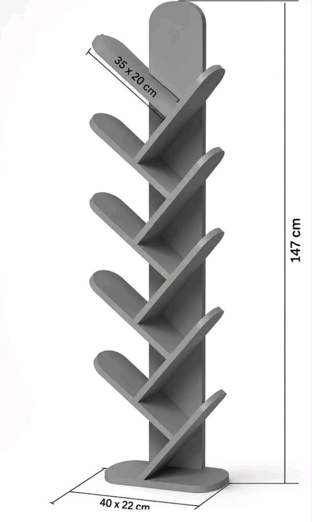 ŞIK AHŞAP KİTAPLIK - 8