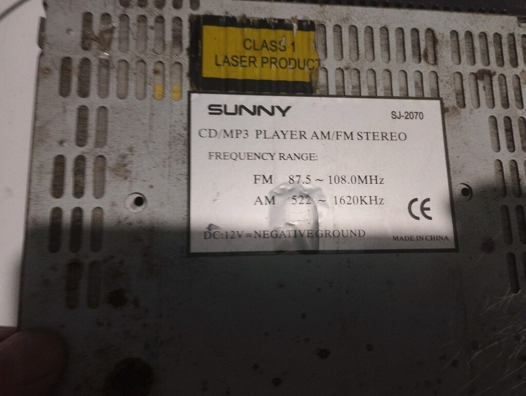 eski model teyp CD çalar radyo - 4