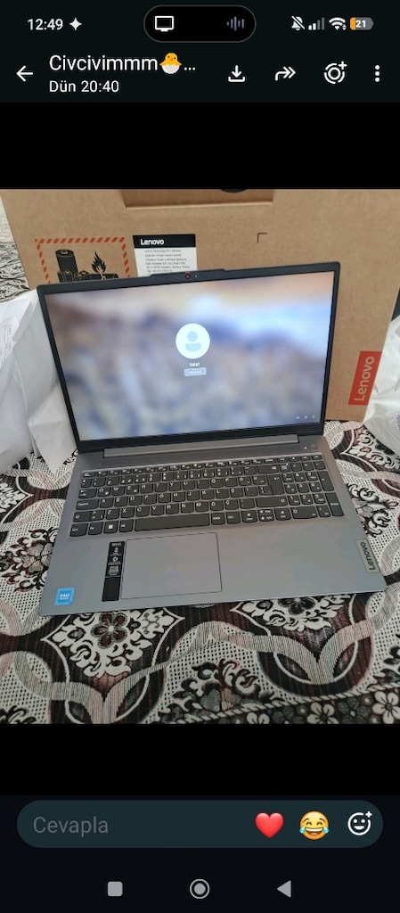 Sıfır dengi Lenovo Slim 3 (Rampage Kulaklık,Mouse Dahil) KUTU FATURALI - 7