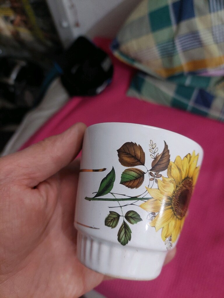 Vintage Ülkü seramik fincan bardak. Herhangi bir deformesi yoktur. - 11