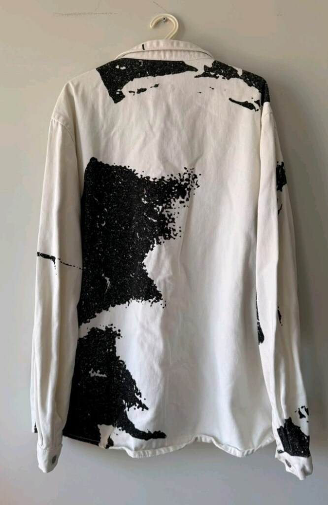 Gömlek – Zara, Siyah Beyaz Desenli, Oversize - 3