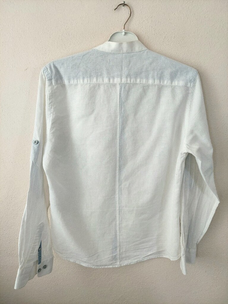 KOTON erkek keten model yazlık gömlek - 5