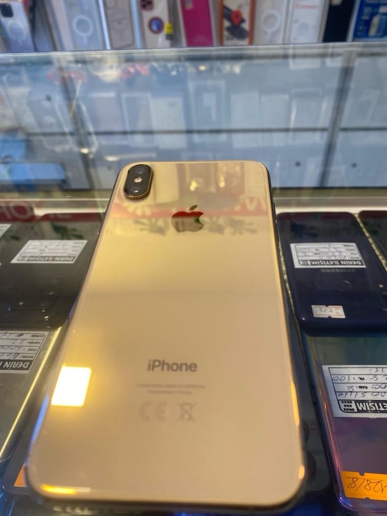 İPHONE XS 256 GB KUSURSUZ HERSEY AKTİF GOLD FULL ORJİNAL - 3