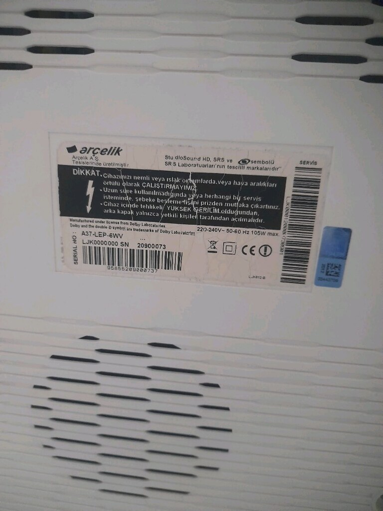 37 inç tv - 2