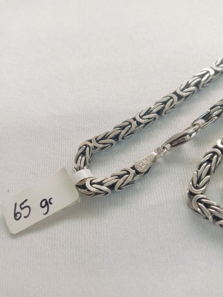 925 ayar 65 gram gümüş kral zincir Esenler - 2