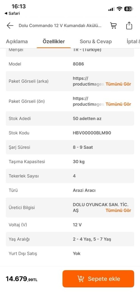 Dolu marka akülü jeep - 5