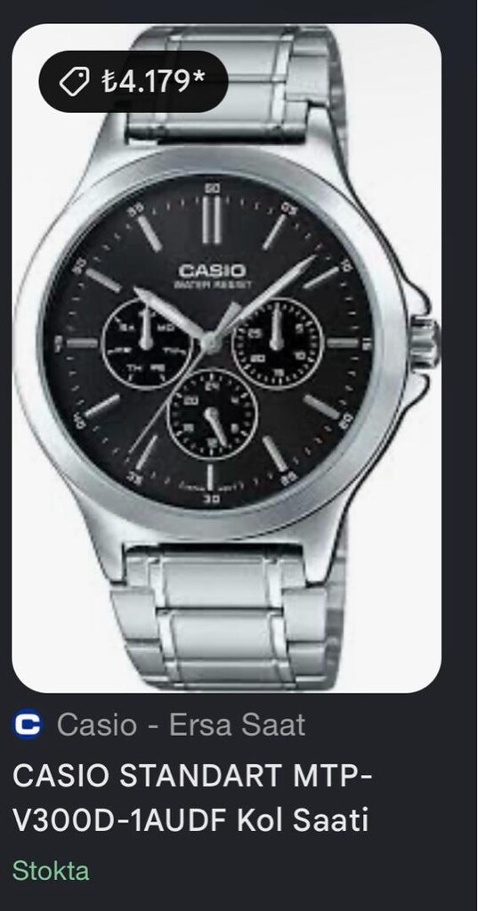 casio saat - 4