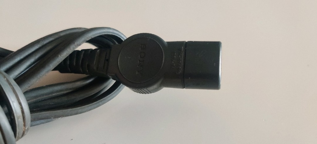 Orijinal SONY domuz burunlu tip VM1261 HIRAKAWA 125V 7A güç kablosu. - 3