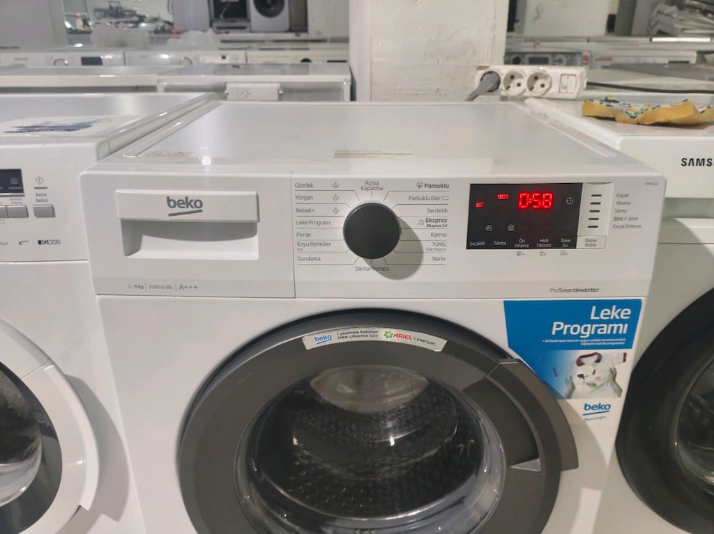 Beko 9 kg A+++ enerji 1000 devir yeni nesil çok temiz çamaşır makinesi - 5