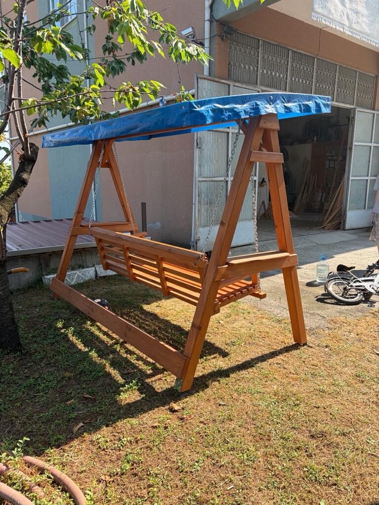 ahşap bahçe salıncağı - 3