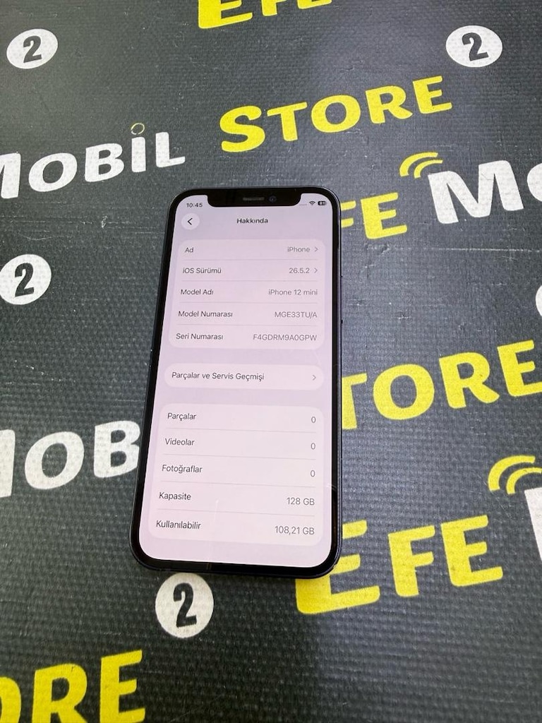 İPHONE 12 MİNİ 128 GB HAFIZA PİL 100 YURT İÇİ CİHAZIDIR - 6