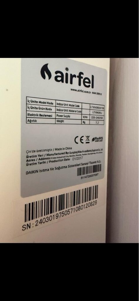 Airfel 12.000 btu klima - 6