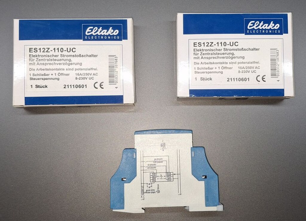 ELTAKO ES12Z-110-UC Merkezi kontrol rolesi 3 adet . ROLE1 - 7