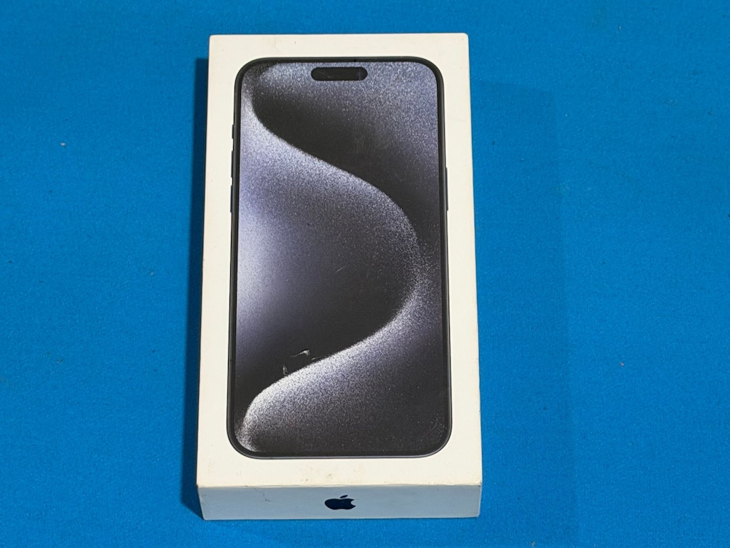 iPhone 15 Pro Max Blue Titanium Orjinal Boş Kutu - 2