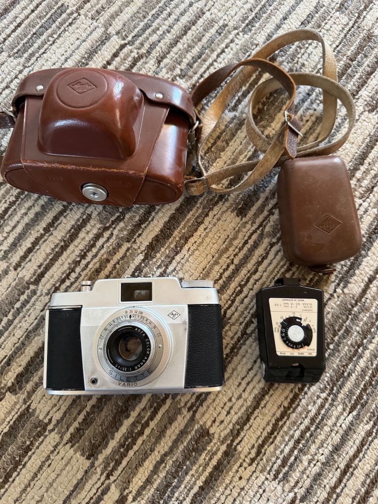 Vario analog fotoğraf makine ve flaş