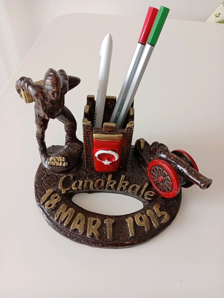 Çanakkale Seyit onbaşı, kalemlik ve dekor, dizayn. - 9