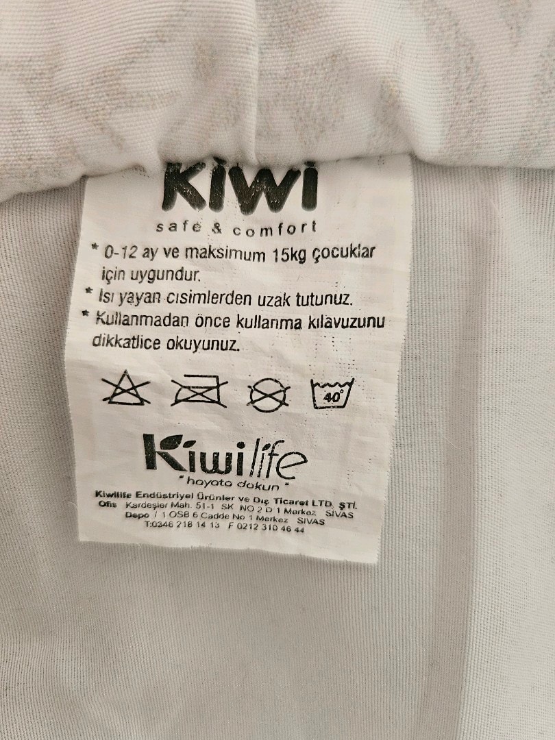 Kiwi Sleeper Reflü Ayarlı Park Yatak Tekerlekli Katlanır Ahşap Beşik - 12