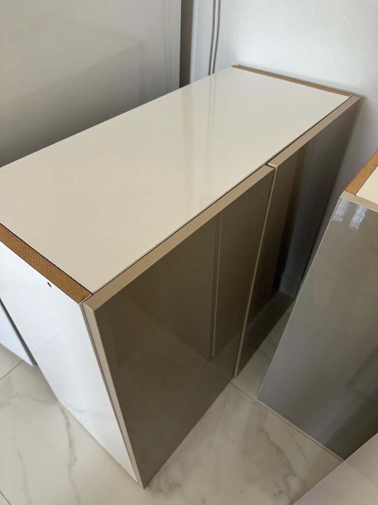 son fiyat yeni mdf mutfak dolabı üst kısmıda aynı renk - 8