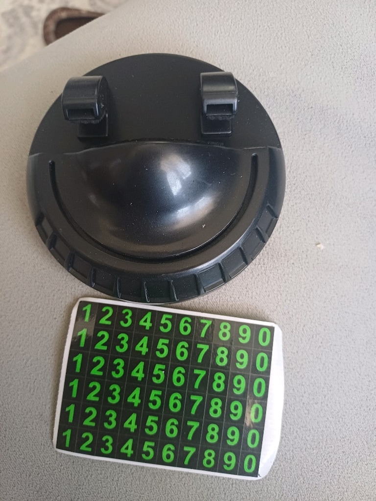 360 derece dönen numaratörlü telefon tutacağı - 2