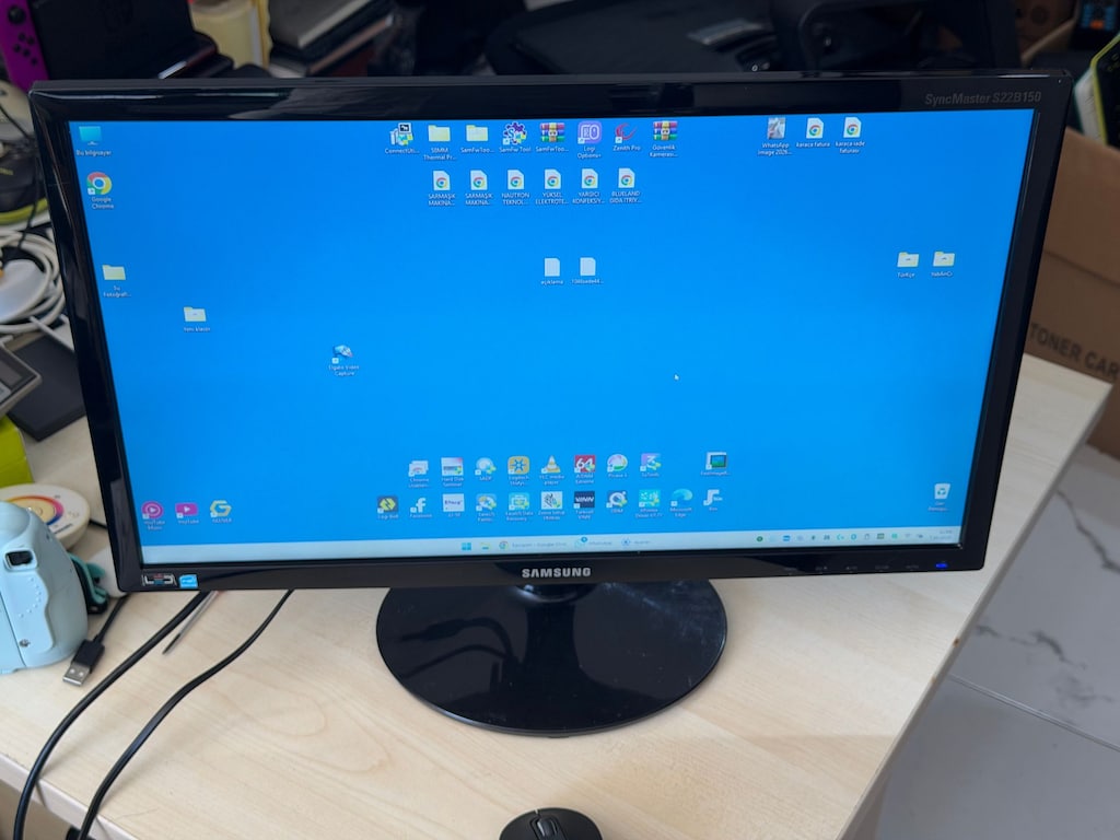 SAMSUNG 21.5" S22B150N GENİŞ EKRAN LED MONİTÖR - 3