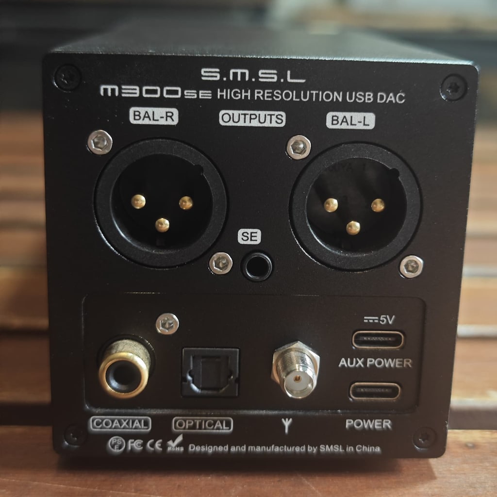 SMSL M300se HiFi XLR DAC 32-bit/768kHz Yüksek Çözünürlüklü Ses - 11