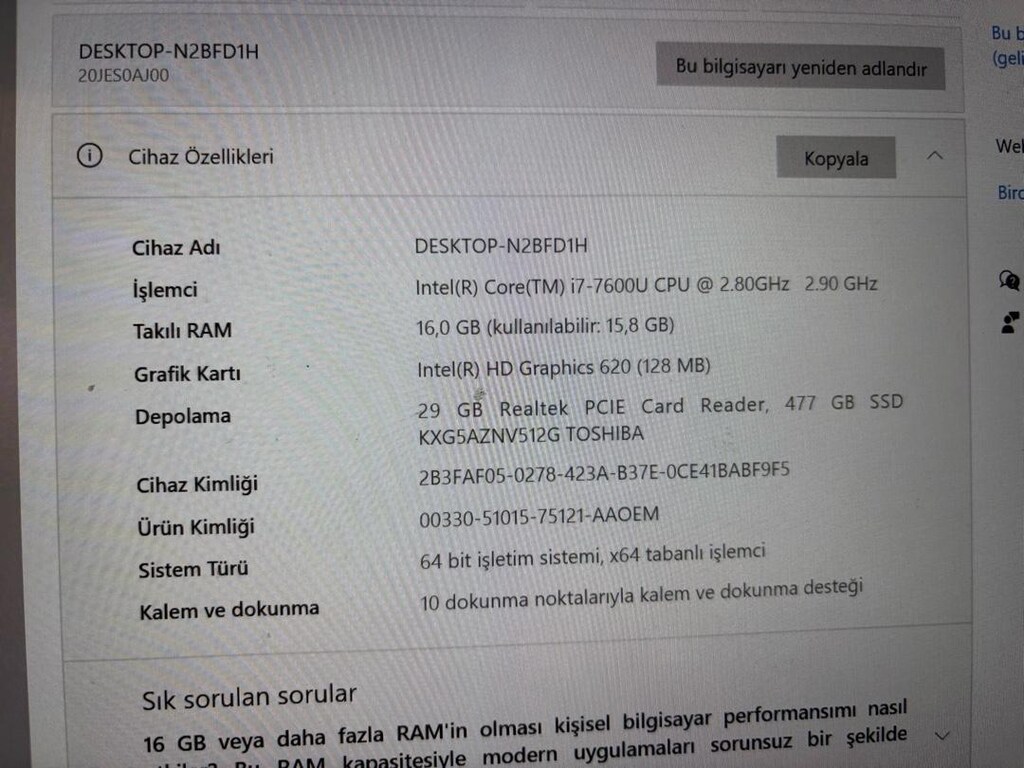 uygun fiyat diz üstü donkunmaktik ve tablet - 6
