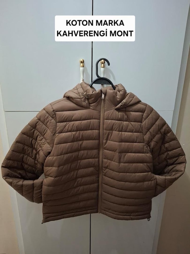 Sıfır Koton Kadın Mont | Kahverengi | 36 Beden | Etiketli