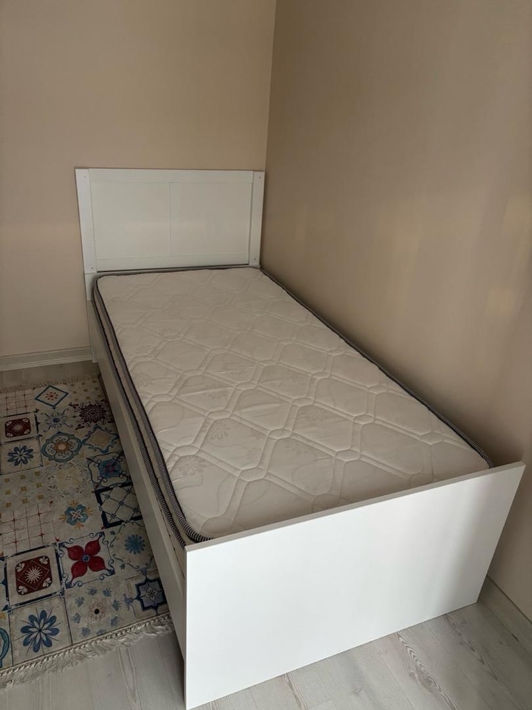Ikea Malm/Luröy Tek Kişilik Karyola ve Yatak - 2