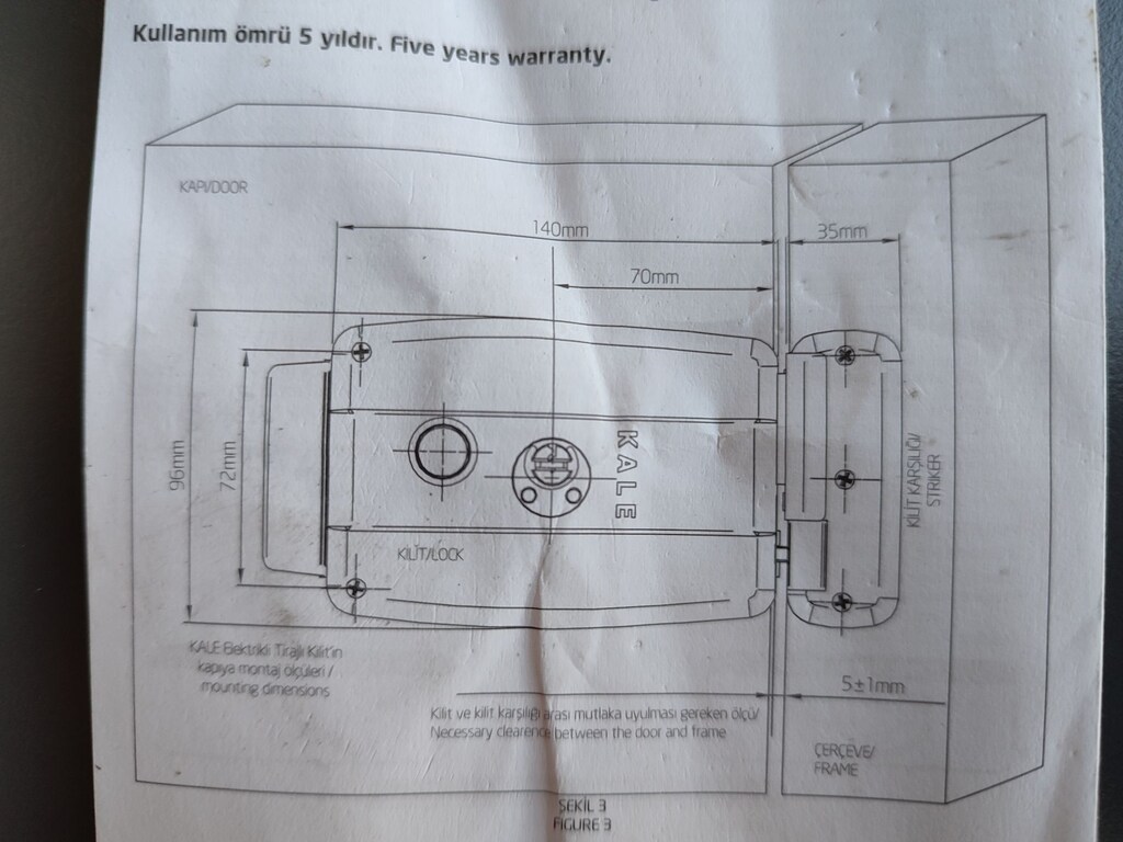 Kale Elektrikli Kilit 157 El(sıfır) - 6